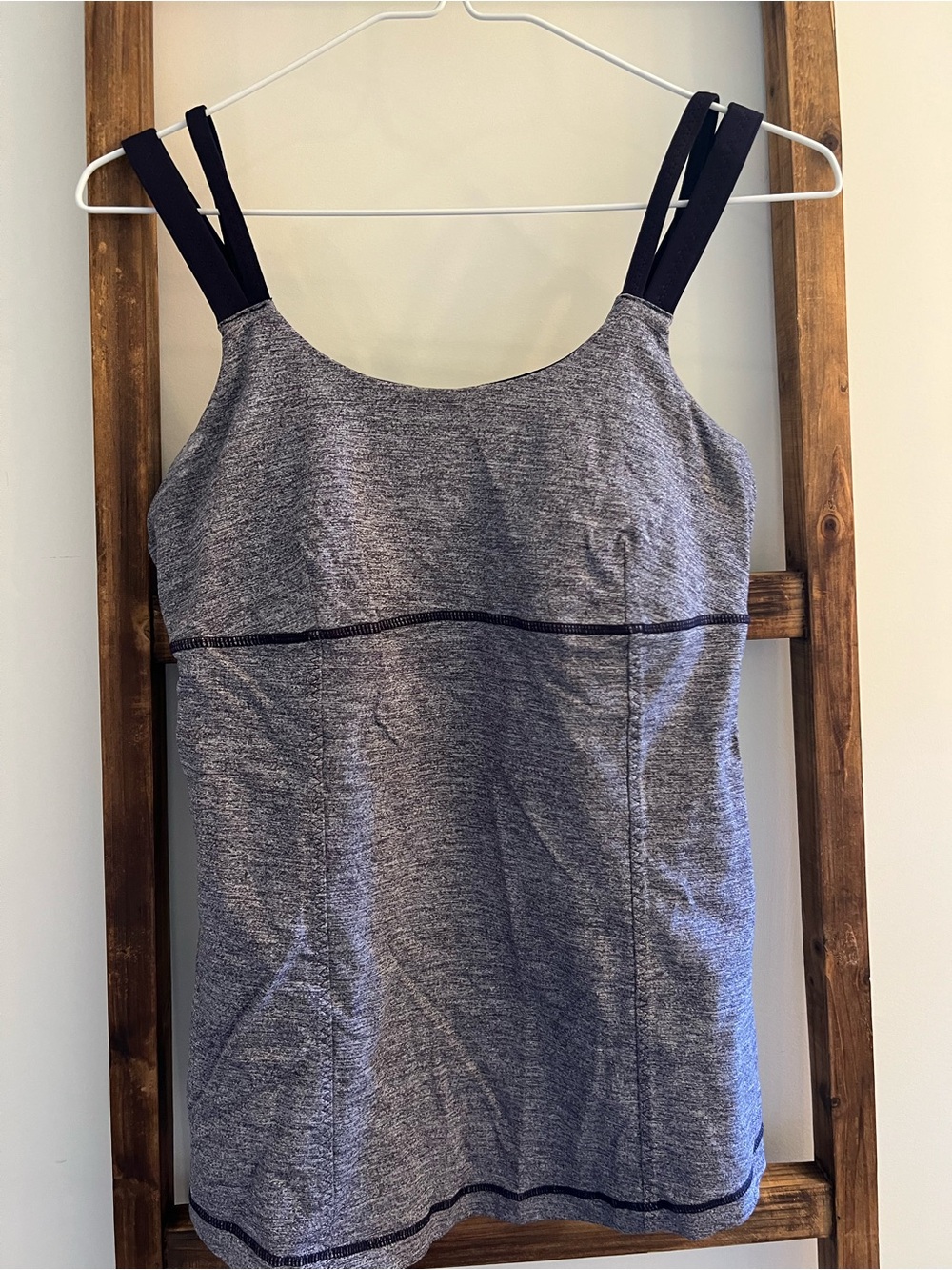 Lululemon Heathered lavender/purple Athletic Tank with Double Straps